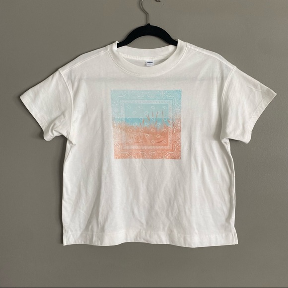 Old Navy Beach Boxy Fit Cotton Crop Top Womens XS - Picture 1 of 6